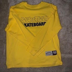 Basketball skateboard shirt